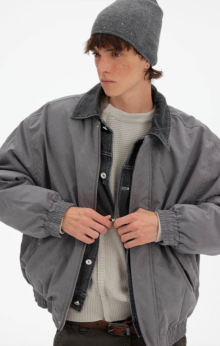 MADWITCH RETRO LAYERED PUFFER JACKET #UN25013