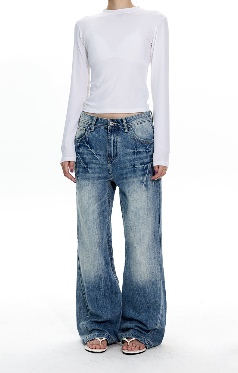 MADWITCH LIGHTNING WASH FLARE JEANS #CN5561