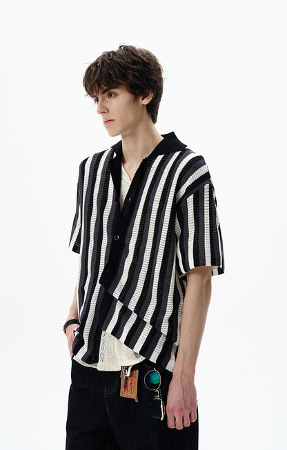 MADWITCH CROCHET KNIT TSHIRT #MFY222