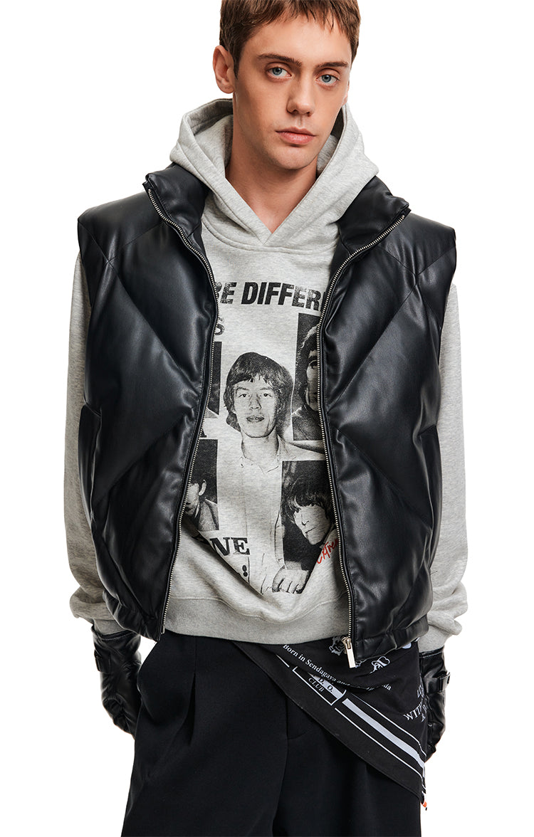 MADWITCH PU STAND VEST #AW25108