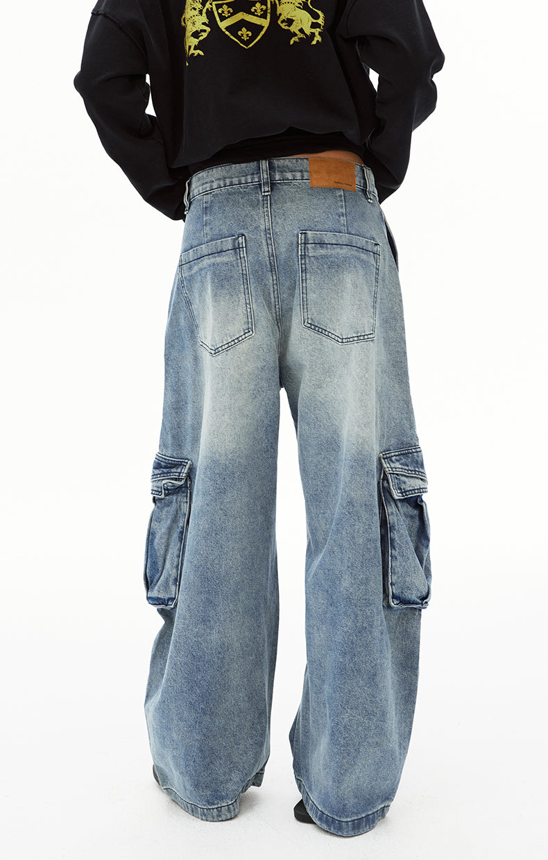 MADWIT UTILITY WASH JEANS #G6856