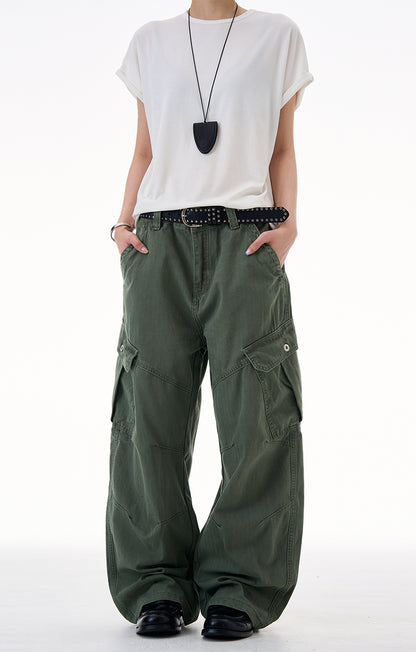MADWITCH UTILITY RELAXED FIT PANTS #CK3557