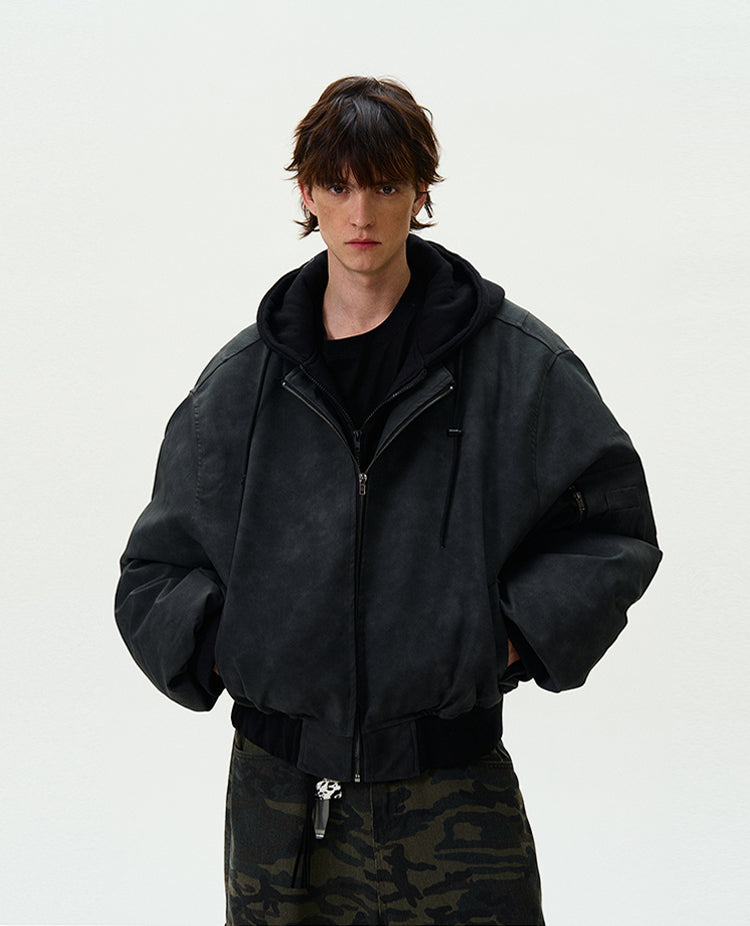 MADWITCH VINTAGE LAYERED JACKET #MY8011