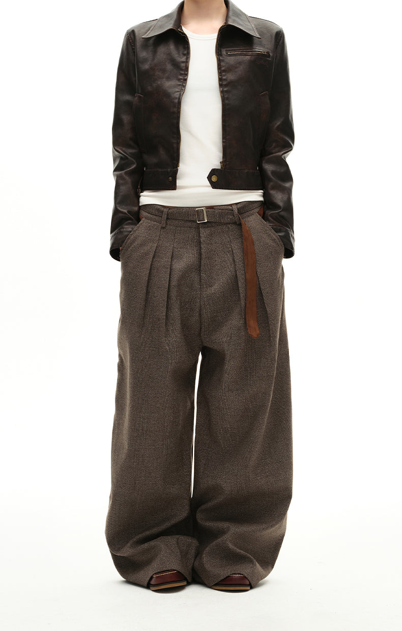 MADWITCH HOUND PLEAT TROUSERS #C933