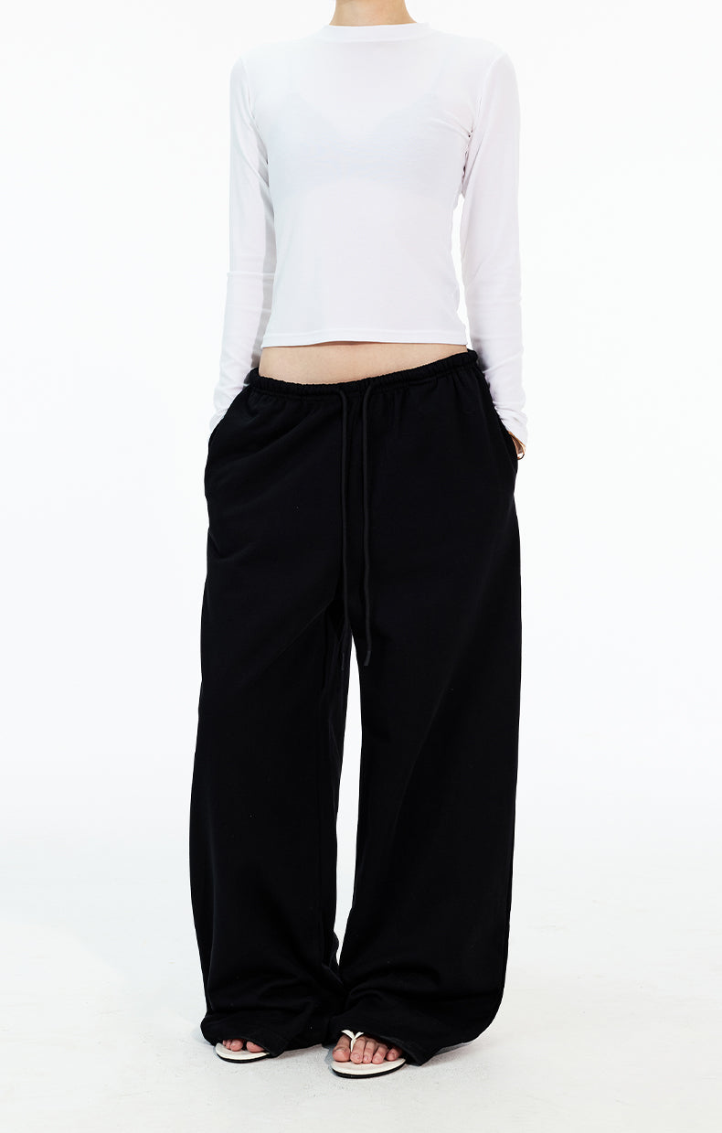 MADWITCH DRAWSTRING STRAIGHT LEG SWEATPANTS #CK6910