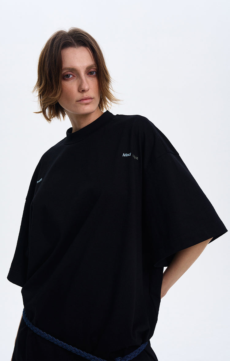 MADWITCH OVERSIZE LOOSE-FIT SHORT-SLEEVE T-SHIRT #MD4167