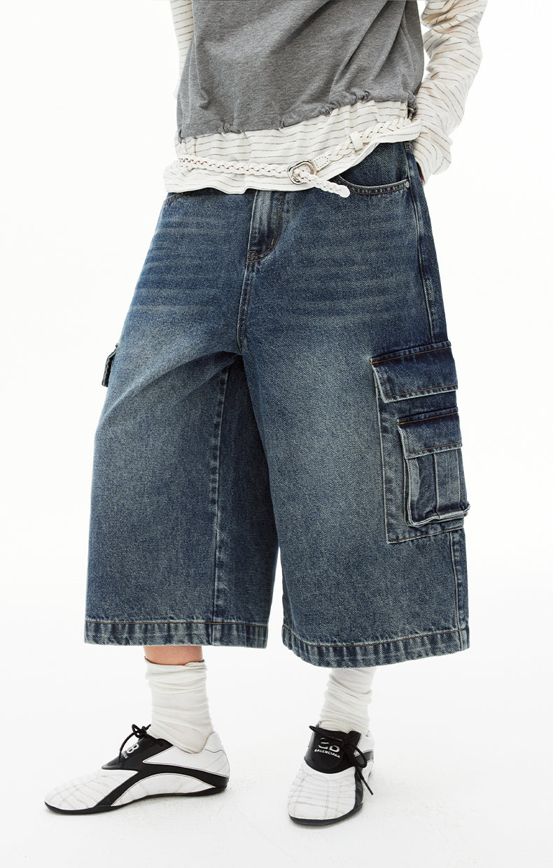 MADWIT UTILITY CARGO SHORTS #K737