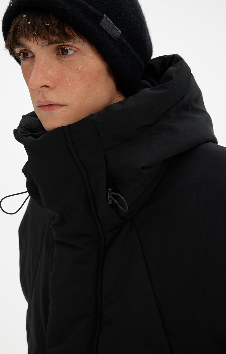 MADWITCH DECONSTRUCTED HOODED DOWN JACKET #N1715