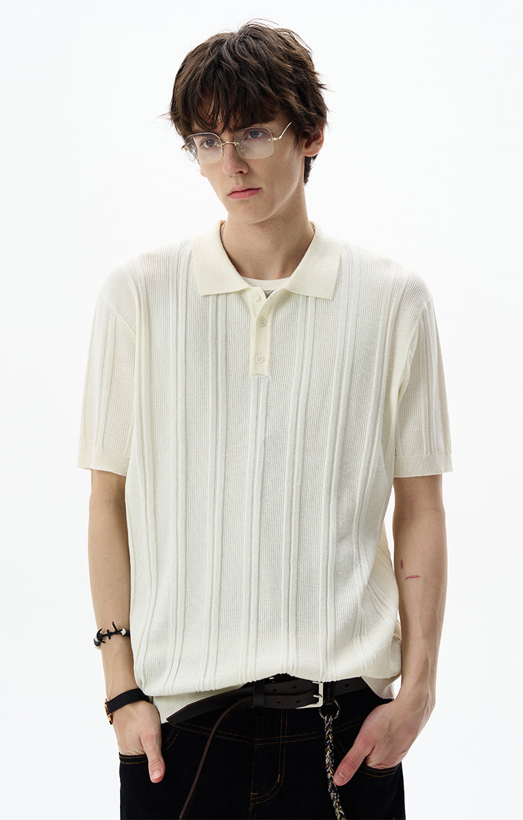 MADWITCH OLD MONEY KNIT TEE #LX0101