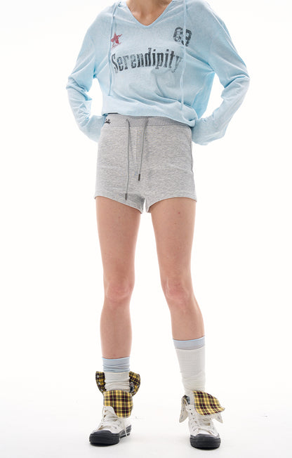 MADWITCH DRAWSTRING WAIST SHORTS #K003
