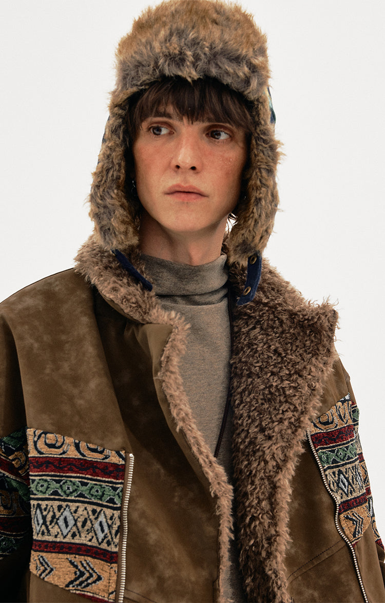 MADWITCH FOLK SUEDE PARKA #MY0210