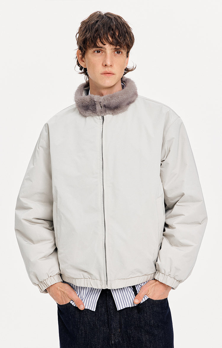 MADWITCH FUR COLLAR QUILTED WINTER COAT #A119
