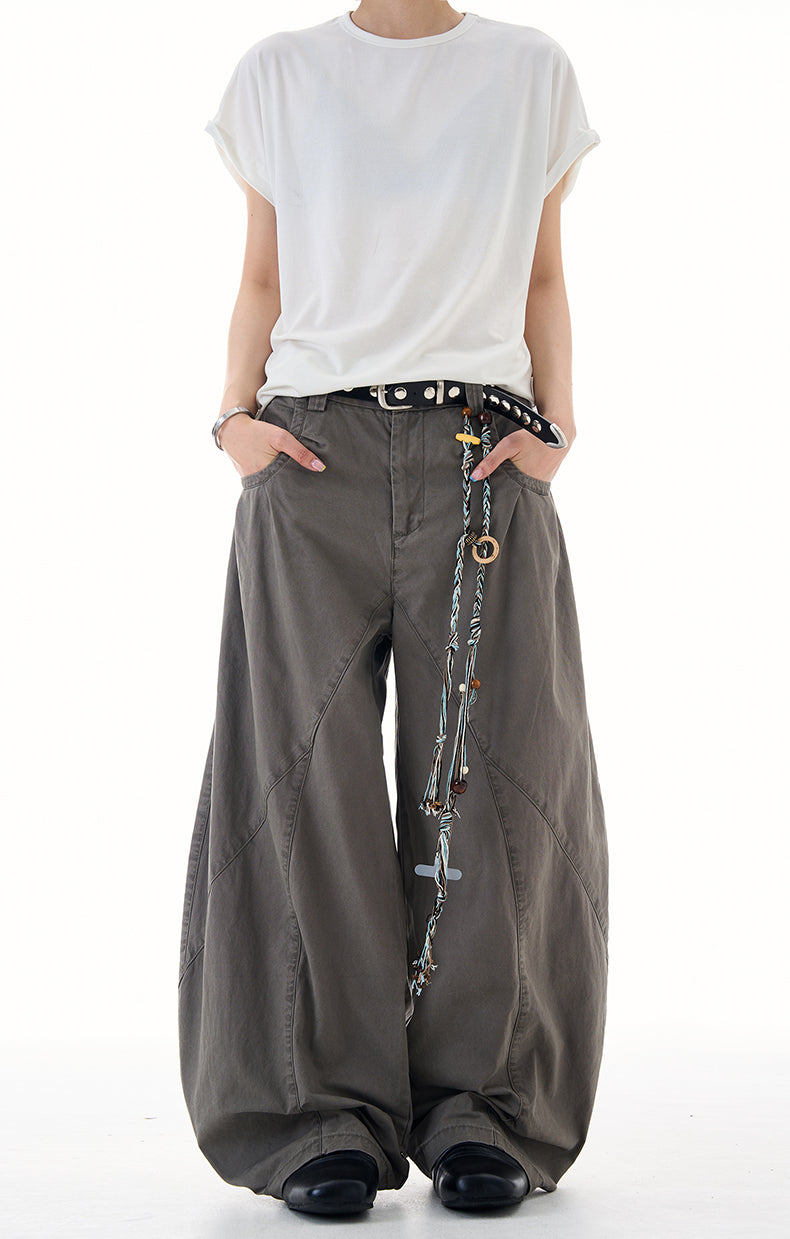 MADWITCH ASYMETRIC PANELED TROUSERS #CK6822