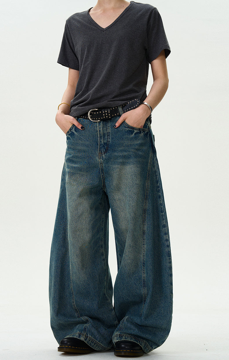 MADWITCH ANKLE-WRAPPED VINTAGE DENIM #24128