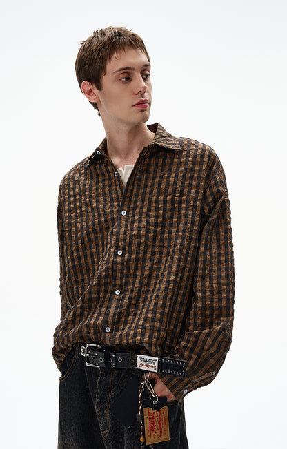 MADWITCH UNISEX BUBBLE GAUZE SHIRT #CR6237