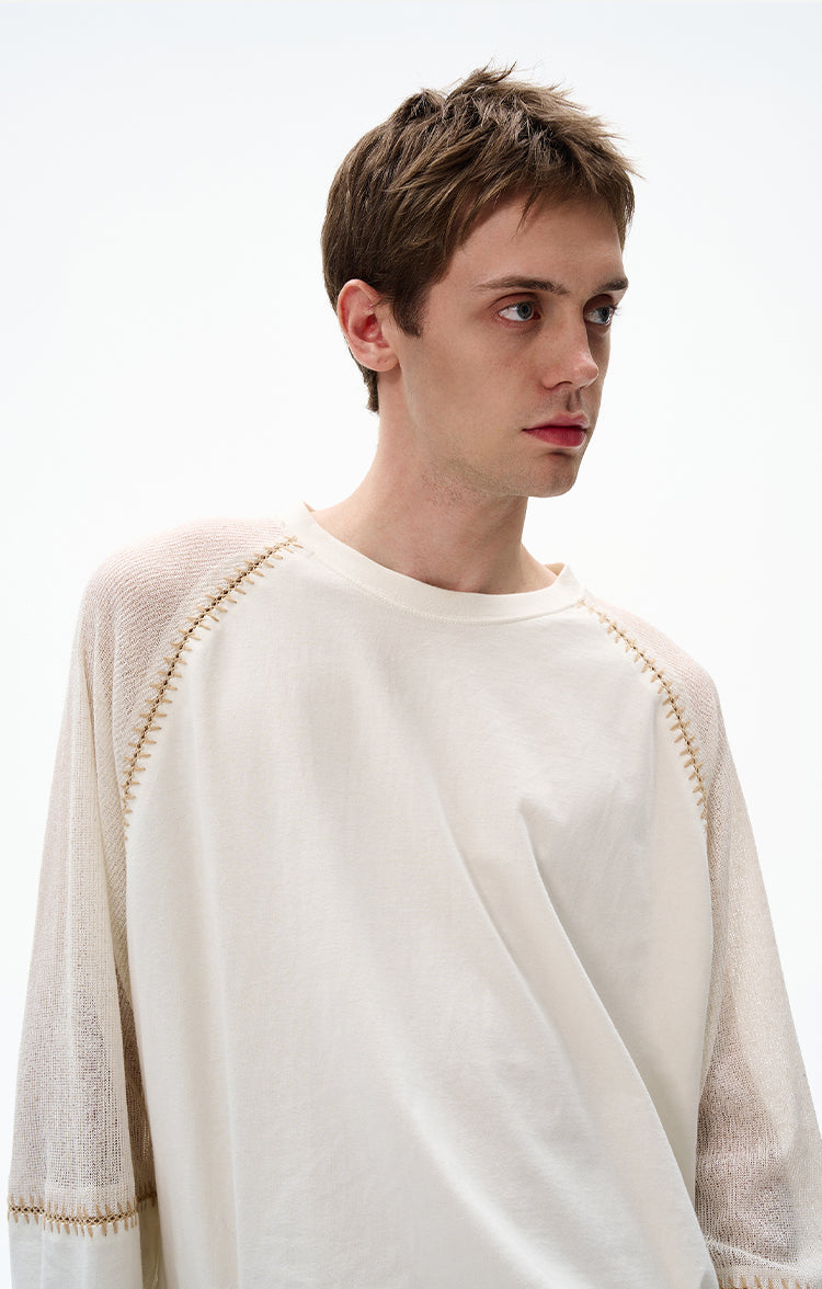 MADWITCH CONSTRUCTION KNIT TOP #OY2516