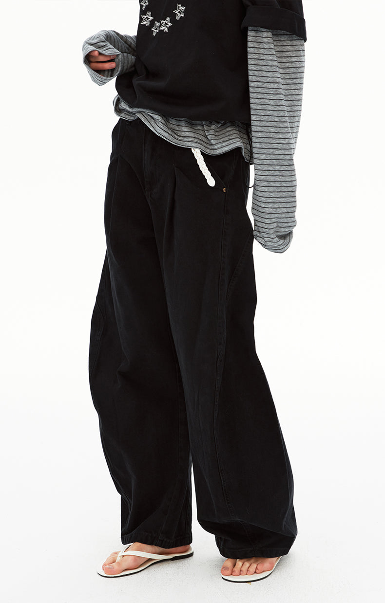 MADWIT WIDE CURVED PANTS #CK3615