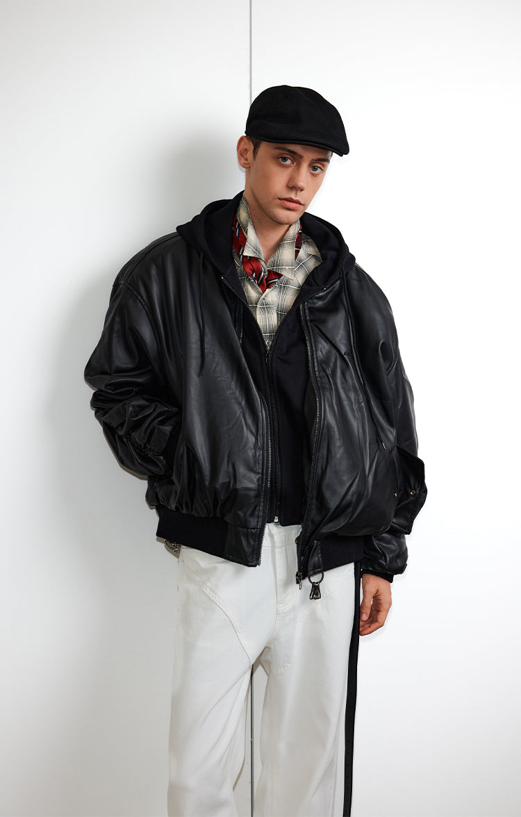 MADWITCH FAUX HOOD LEATHER #AW6883