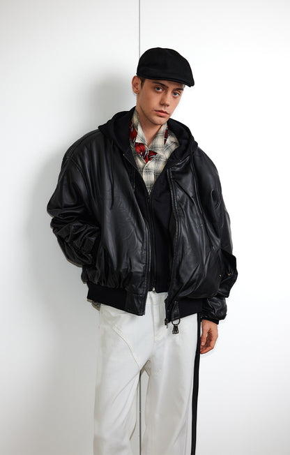 MADWITCH FAUX HOOD LEATHER #AW6883