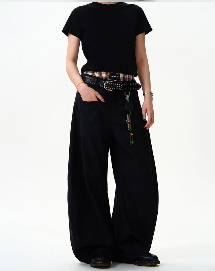 MADWITCH SLIM FIT CURVED CUT DRESS PANTS #CK6586