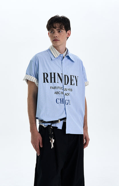 MADWITCH PRINTED SHORT SLEEVED SHIRT #L802