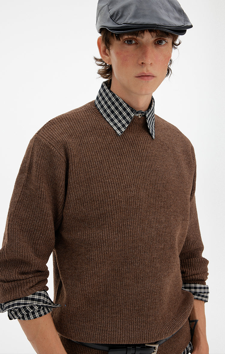 MADWITCH MINIMAL PULLOVER KNIT SWEATER #80390