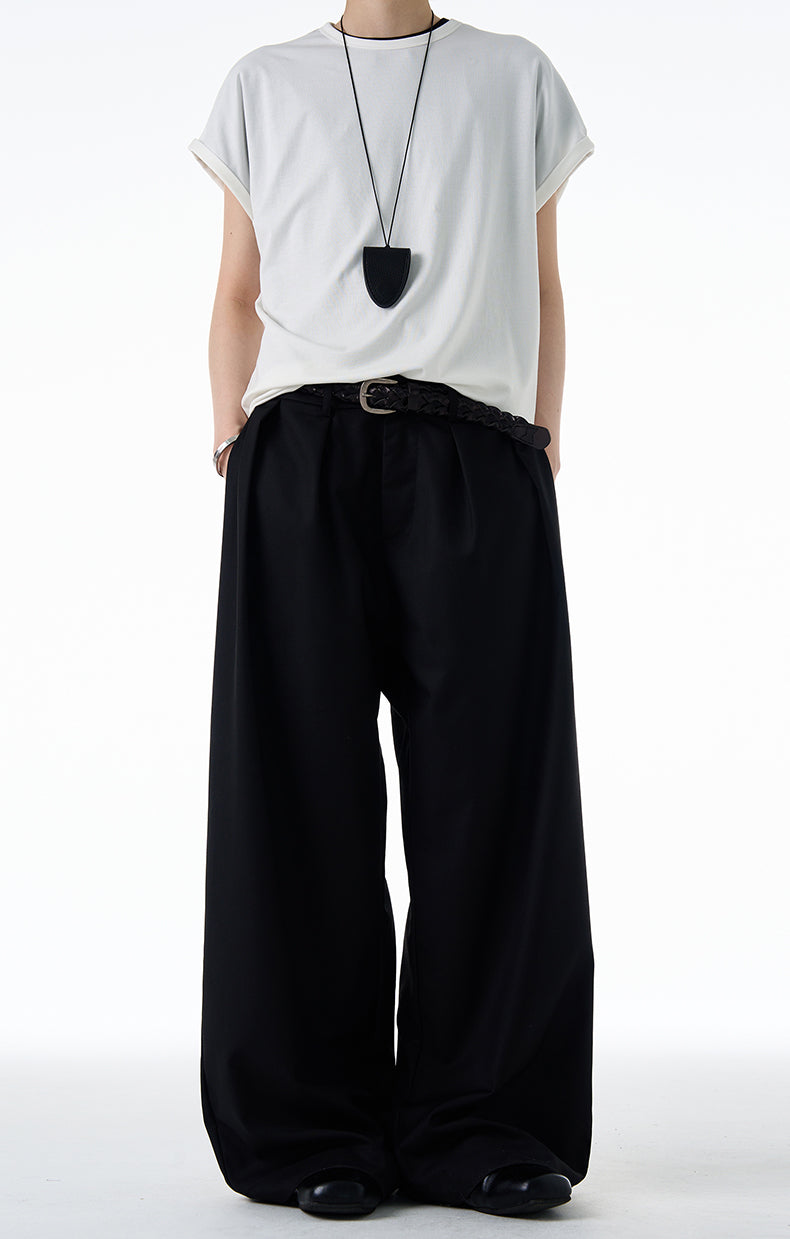 MADWITCH TAILORED DRAPED TROUSERS #C893