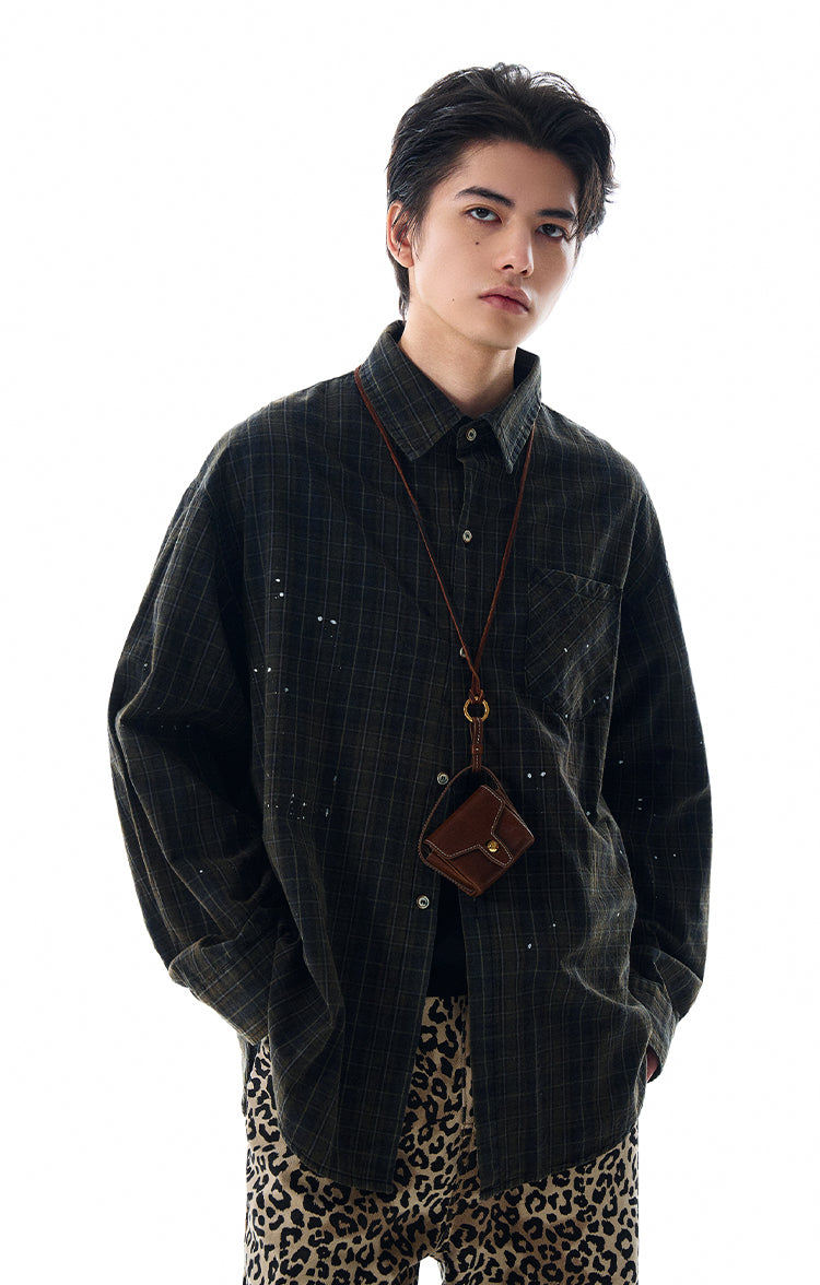 MADWITCH SPRING PLAID SHIRT #CS99