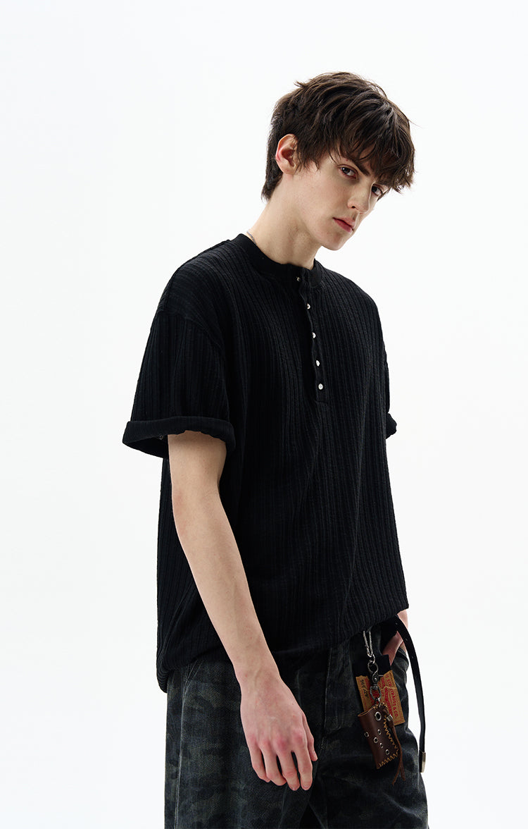 MADWITCH VINTAGE KNIT TEE #G1360