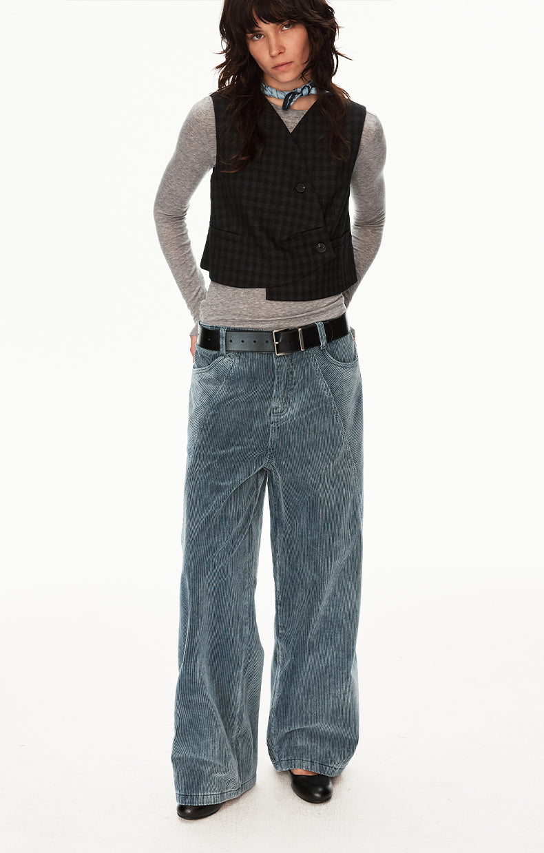 MADWIT CORDUROY DENIM JEANS #GPC3593