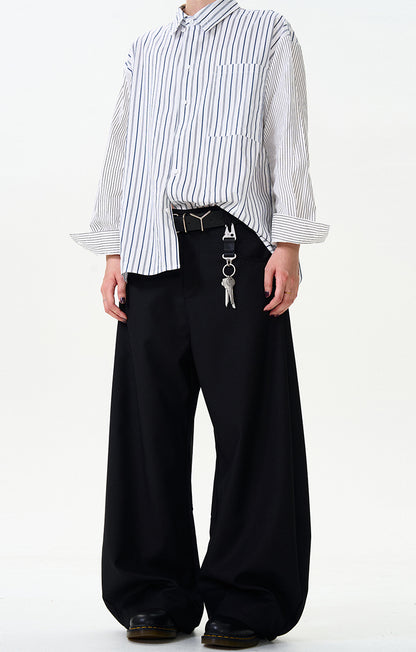 MADWITCH BLADE-CUT RELAXED TROUSERS #NR7182