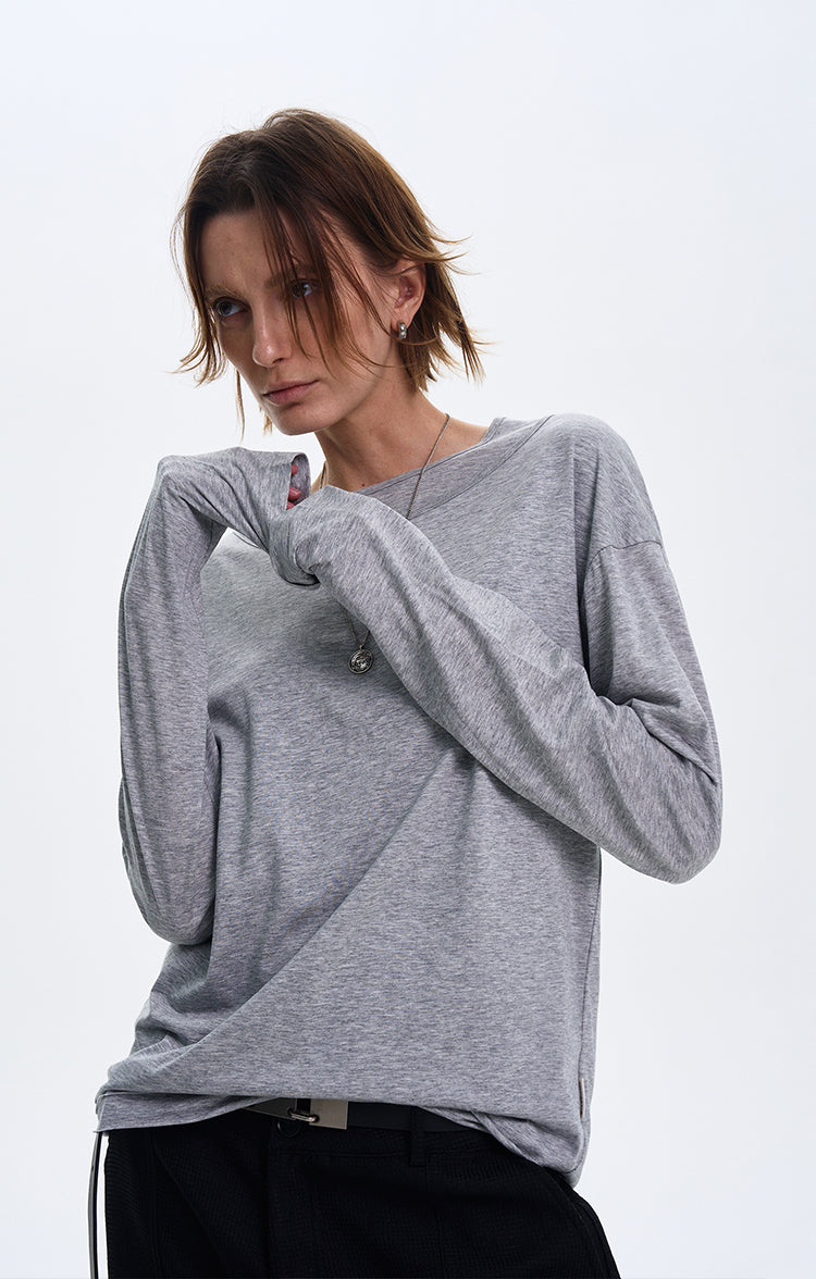 MADWITCH LAYERED DESIGN LIGHTWEIGHT LONG SLEEVE #27302