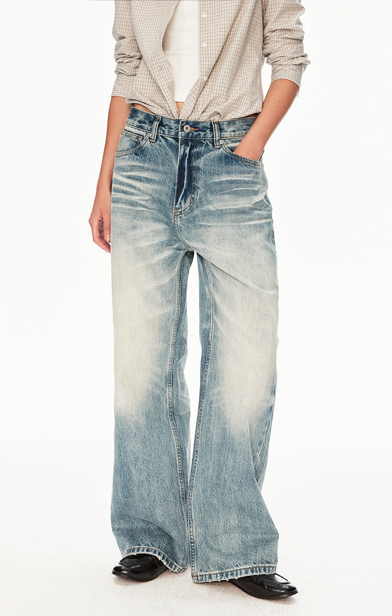 MADWIT VINTAGE STRAIGHT JEANS #GP9783