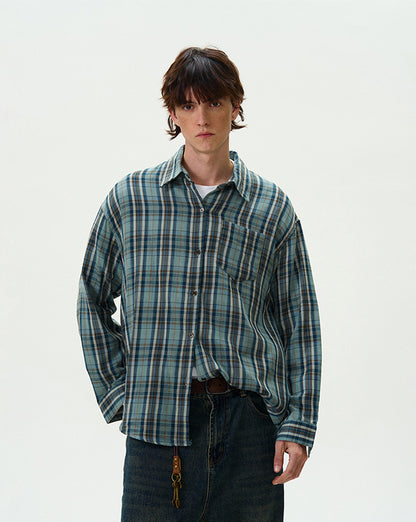 MADWITCH CASUAL CHECKERED SHIRT #8933