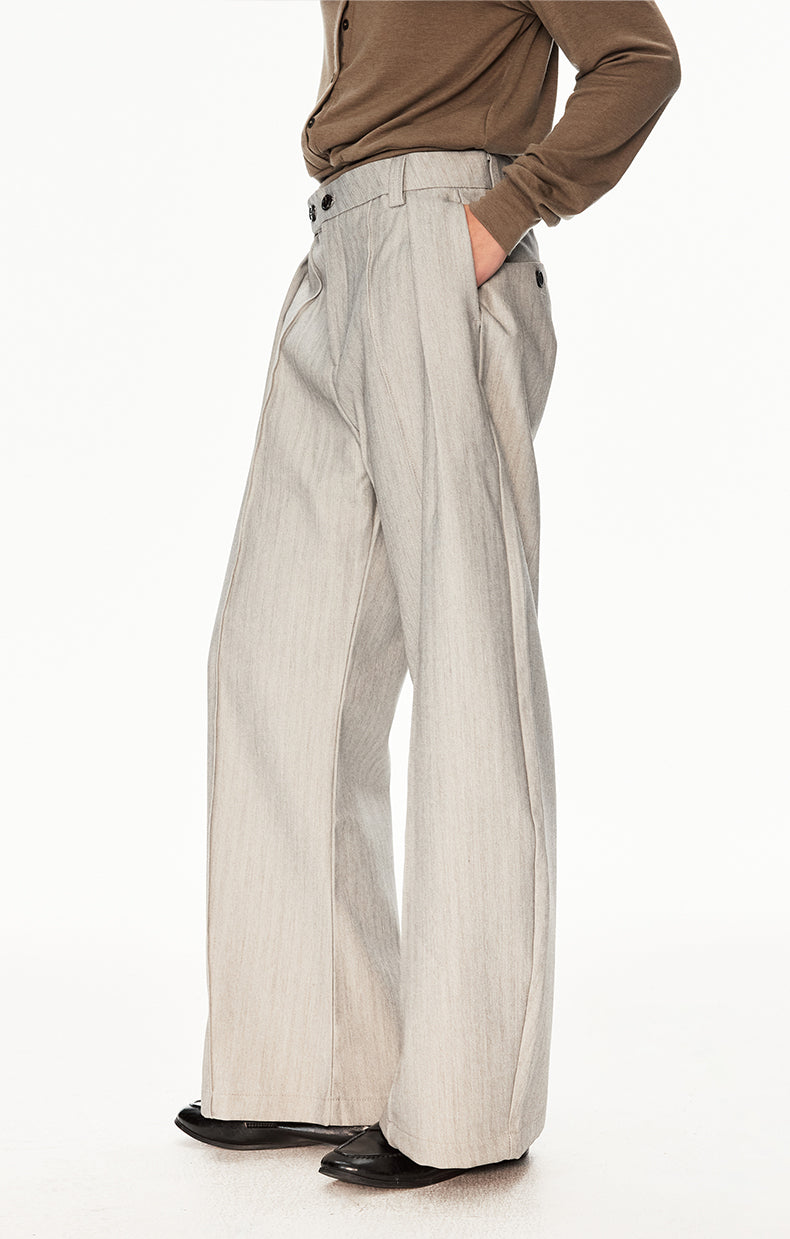 MADWIT DRAPED WIDE TROUSERS #CK6969