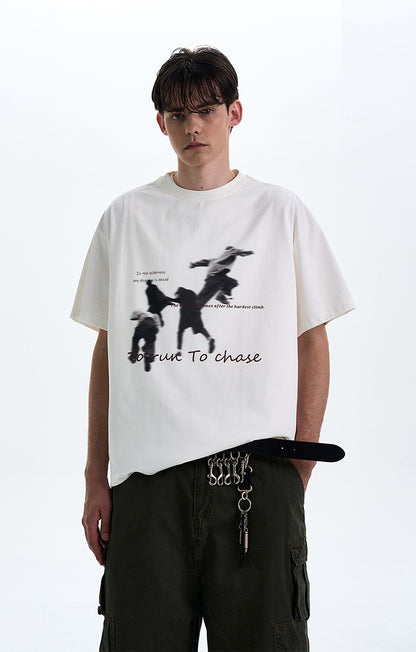 MADWITCH STREET STYLE PRINT TEE #RT196