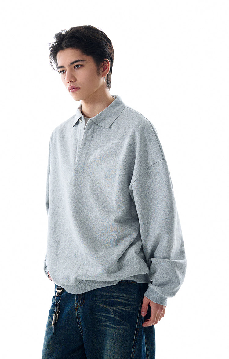 MADWITCH TURN-DOWN COLLAR VERSATILE TOP #0198