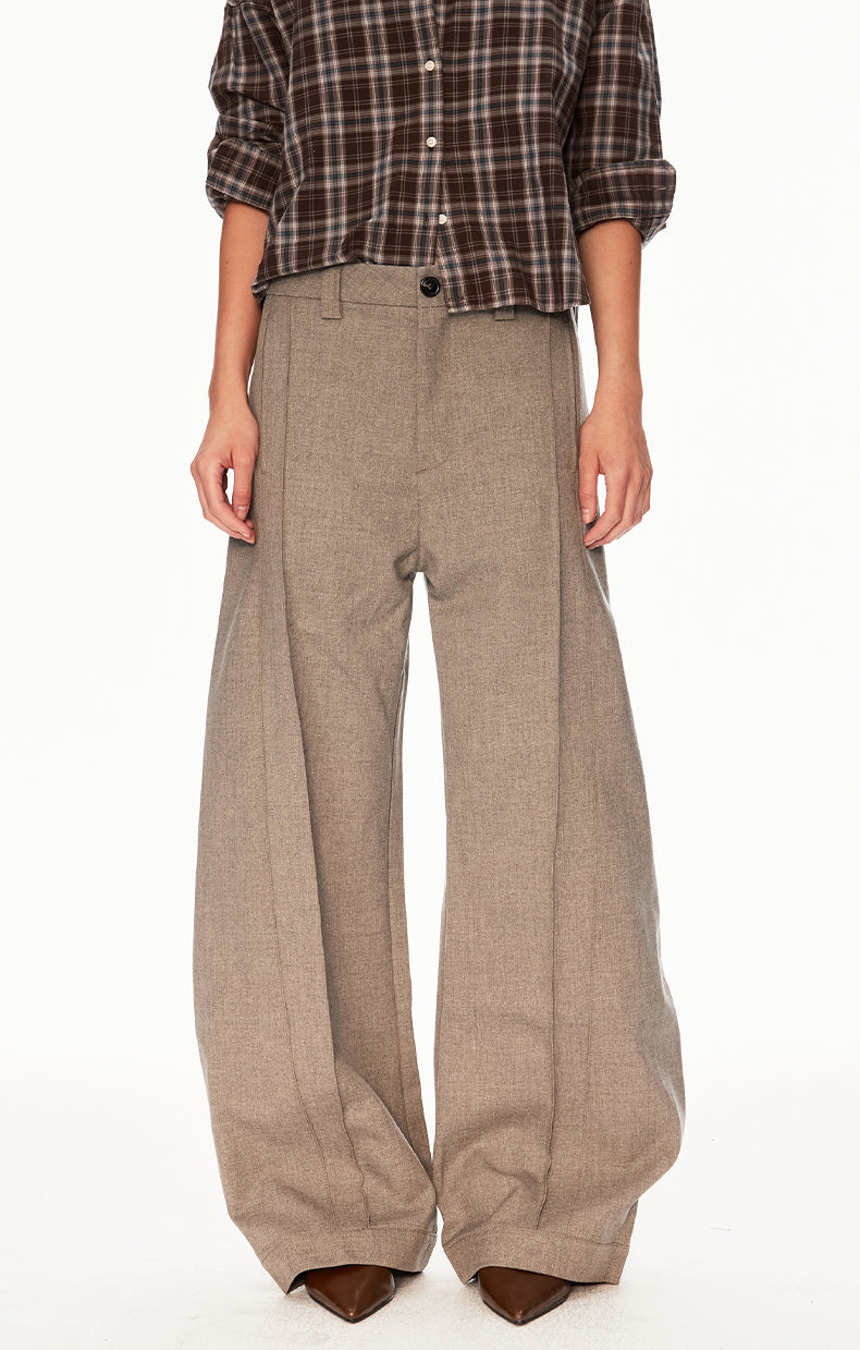 MADWIT WIDE LEG DRAPED TROUSERS #CK6936