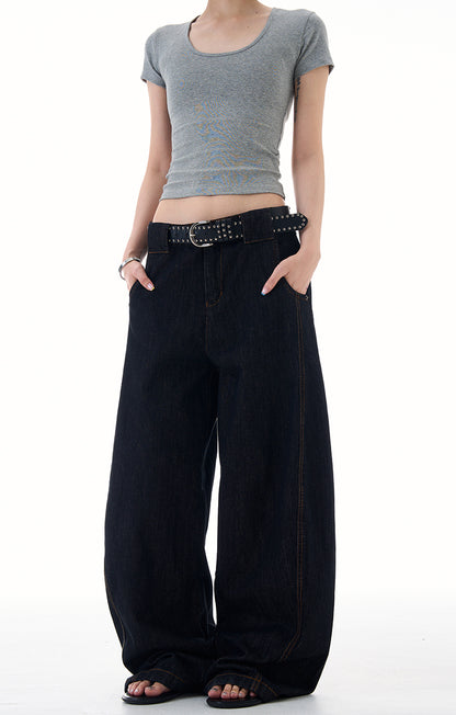 MADWITCH RELAXED FIT CLEAN DENIM PANTS #G6480