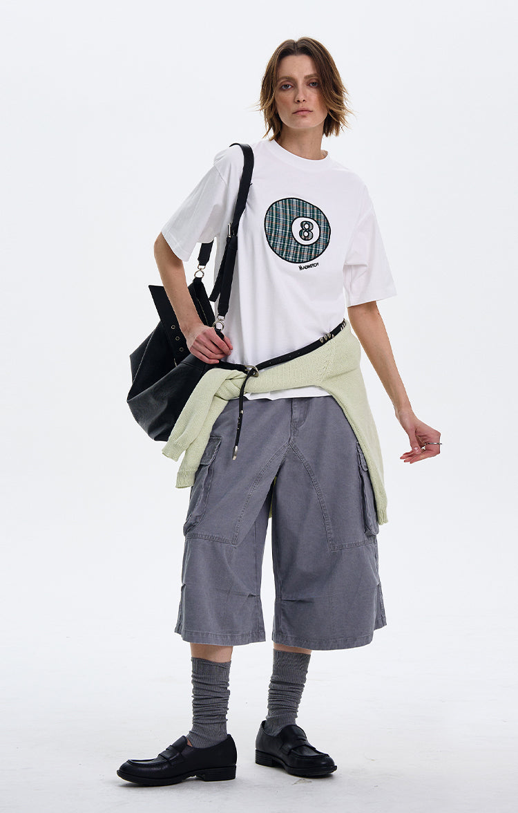 MADWITCH VINTAGE PRINT T-SHIRT #MD4111