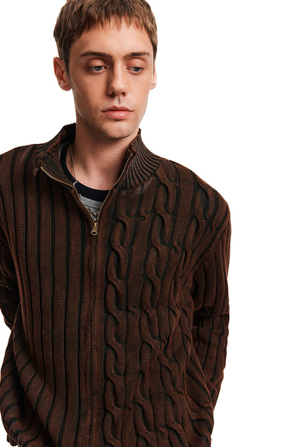 MADWITCH RIB TWIST KNIT #AK069