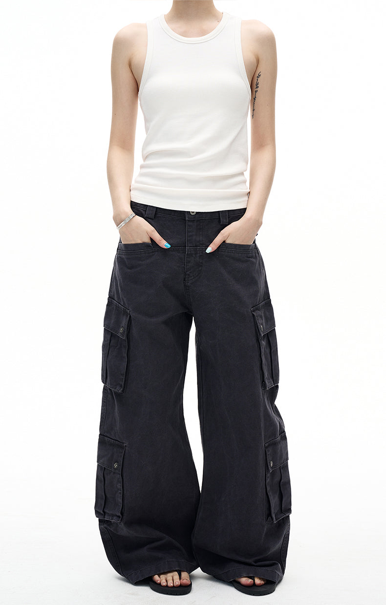 MADWITCH VINTAGE MULTI-POCKET CARGO #L5813