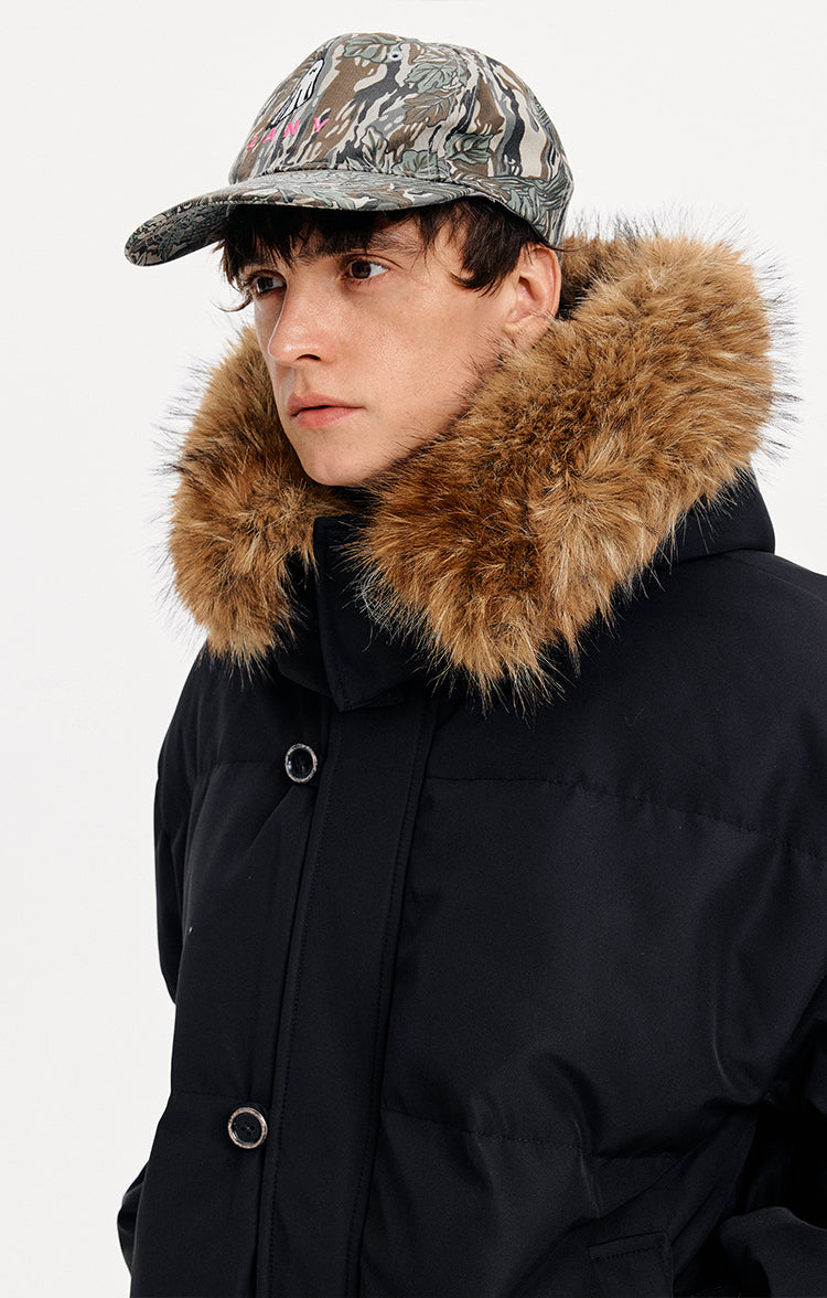 MADWITCH HOODED MINIMALIST DOWN JACKET #630321