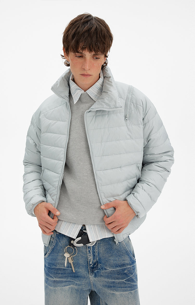 MADWITCH MINIMALIST ZIP PUFFER JACKET #BM313