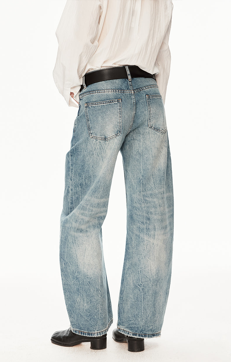 MADWIT FADED WIDE JEANS #GPC5596