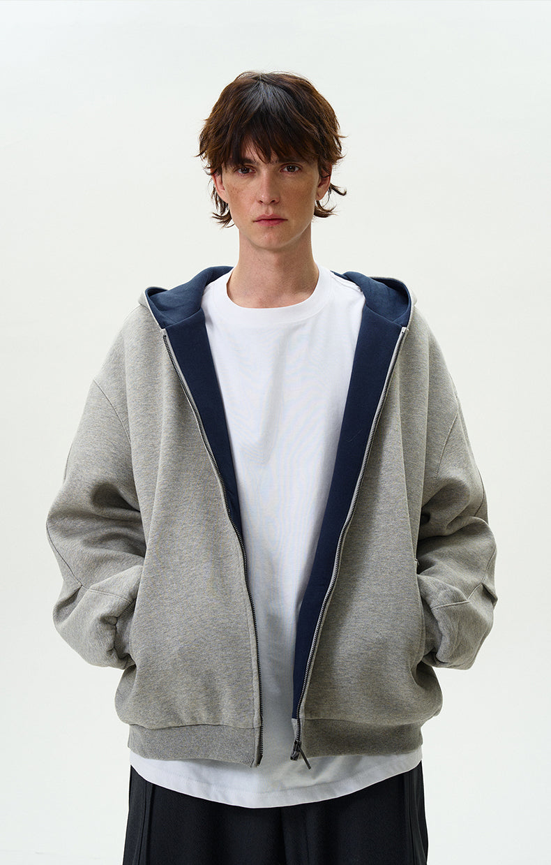 MADWITCH COLOR-BLOCK HOODED SWEATSHIRT #L582