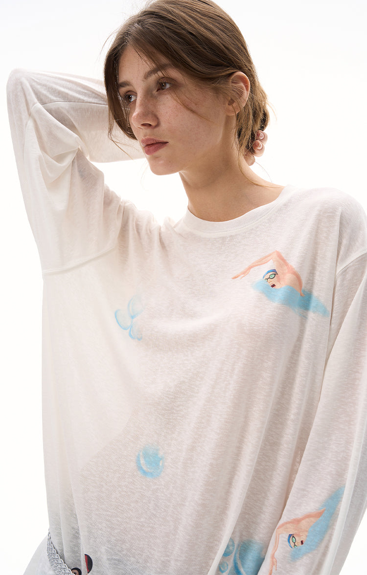 MADWITCH BREATHABLE OVERSIZED TOPS #880288