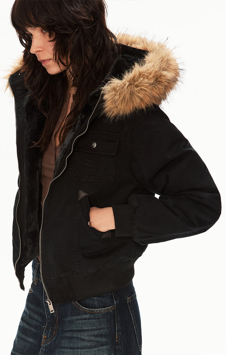 MADWITCH CANVAS HOODED JACKET #256192