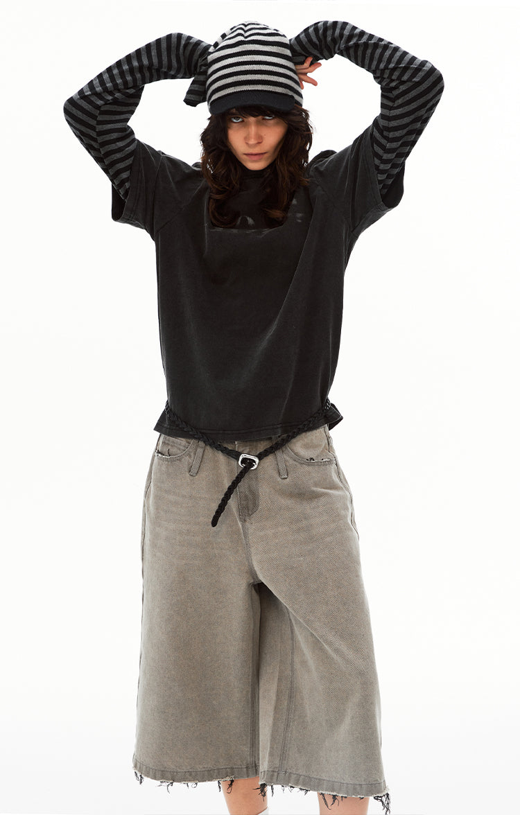 MADWITCH FAUX LAYER TEE #AW26049