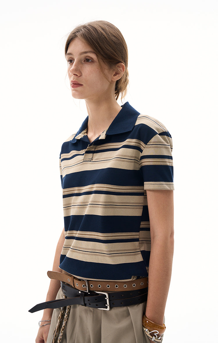 MADWITCH DISTRESSED VINTAGE POLO #G1306